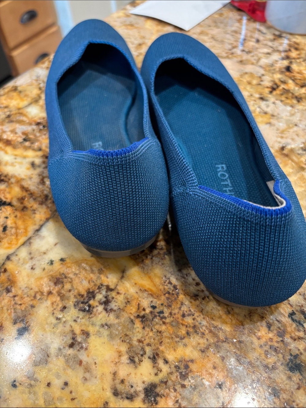 Royal Blue Rothy’s flats - Picture 3 of 4
